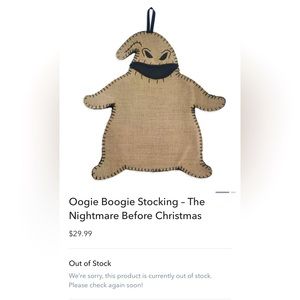 Oogie Boogie Stocking – The Nightmare Before Christmas